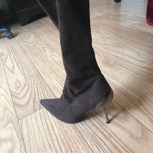 Donald J Pliner Brown high boots